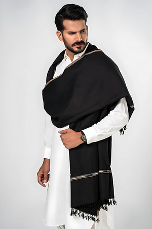 Pure Kashmiri wool men's shawls