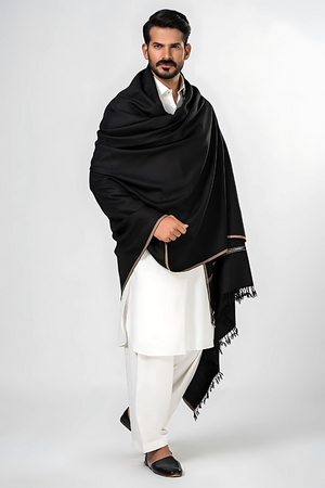 Pure Kashmiri wool men's shawls