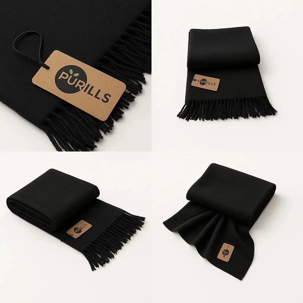 Black kashmiri Men's Shawls