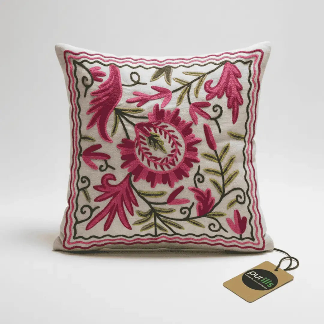 Purills Kashmiri Handcrafted Pillow Soft